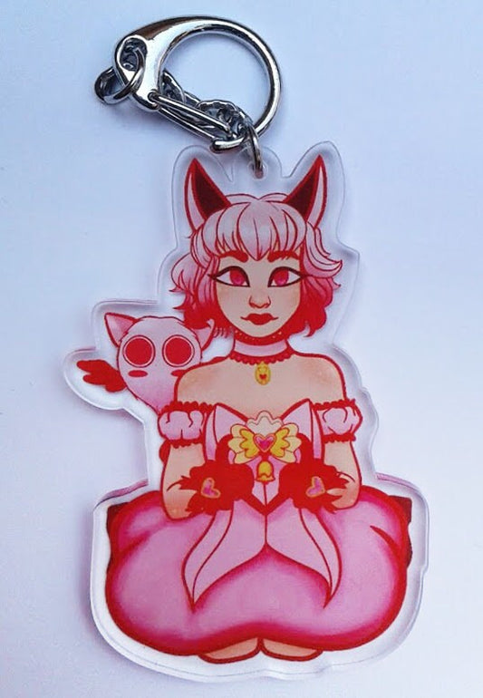 Ichigo and Mint Tokyo Mew Mew Acrylic Charm
