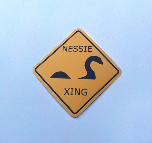 Nessie Crossing Vinyl Stickers